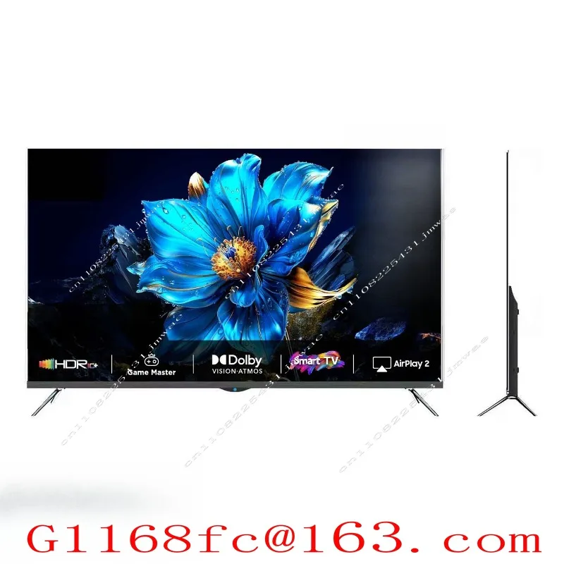 43-inch 4K OLED Smart TV Frameless Design. Light Emitting Diode Backlight Voice Activated Wireless Screen Mirroring