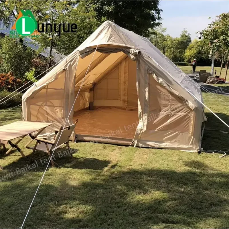 Baikal Tent  Oxford Air Cushion Inflatable Waterproof Camping Tent Fast Setup All Seasons Portable Luxury Hut for Outdoor