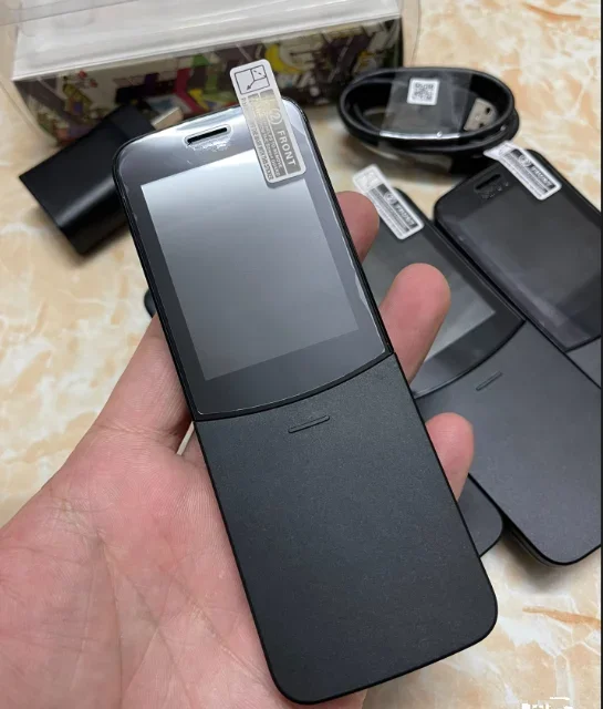 Original 8110 4G LTE Dual-SIM Mobile Cell Phone Banana Unlocked Sim Free WIFI GPS Slide KaiOS Smartphone
