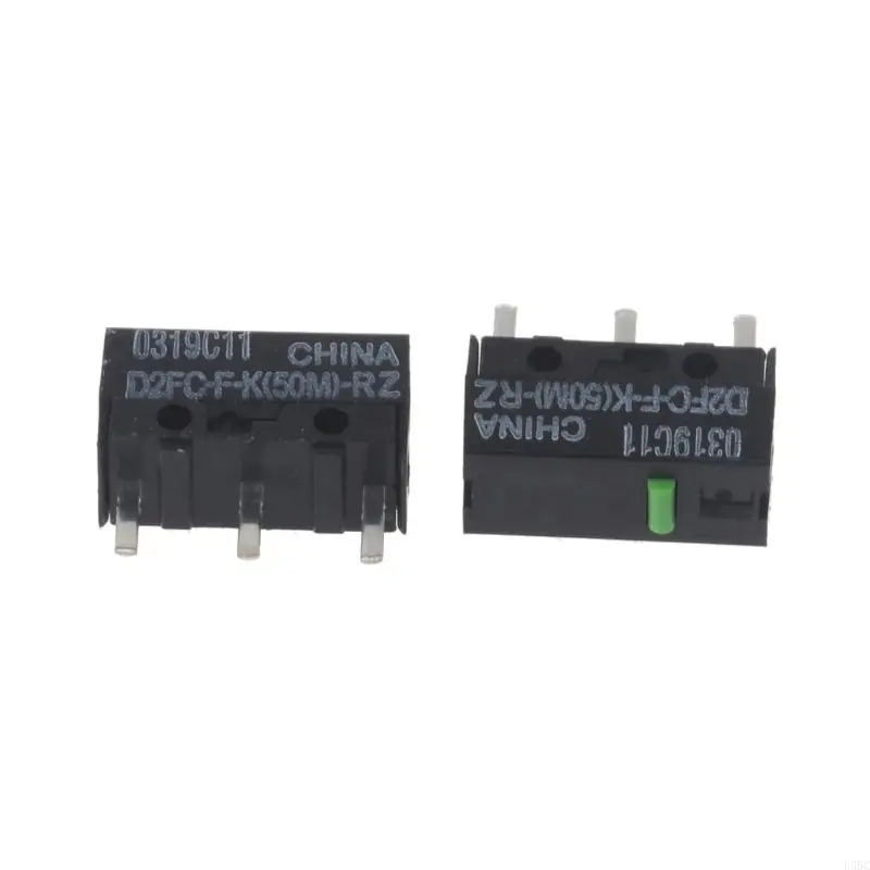 

U55C 2 Pieces Hot Plug D2FC-F-K(50M)-RZ Mouse Micro Switch Buttons for MX G series Mouse Fretting Switch