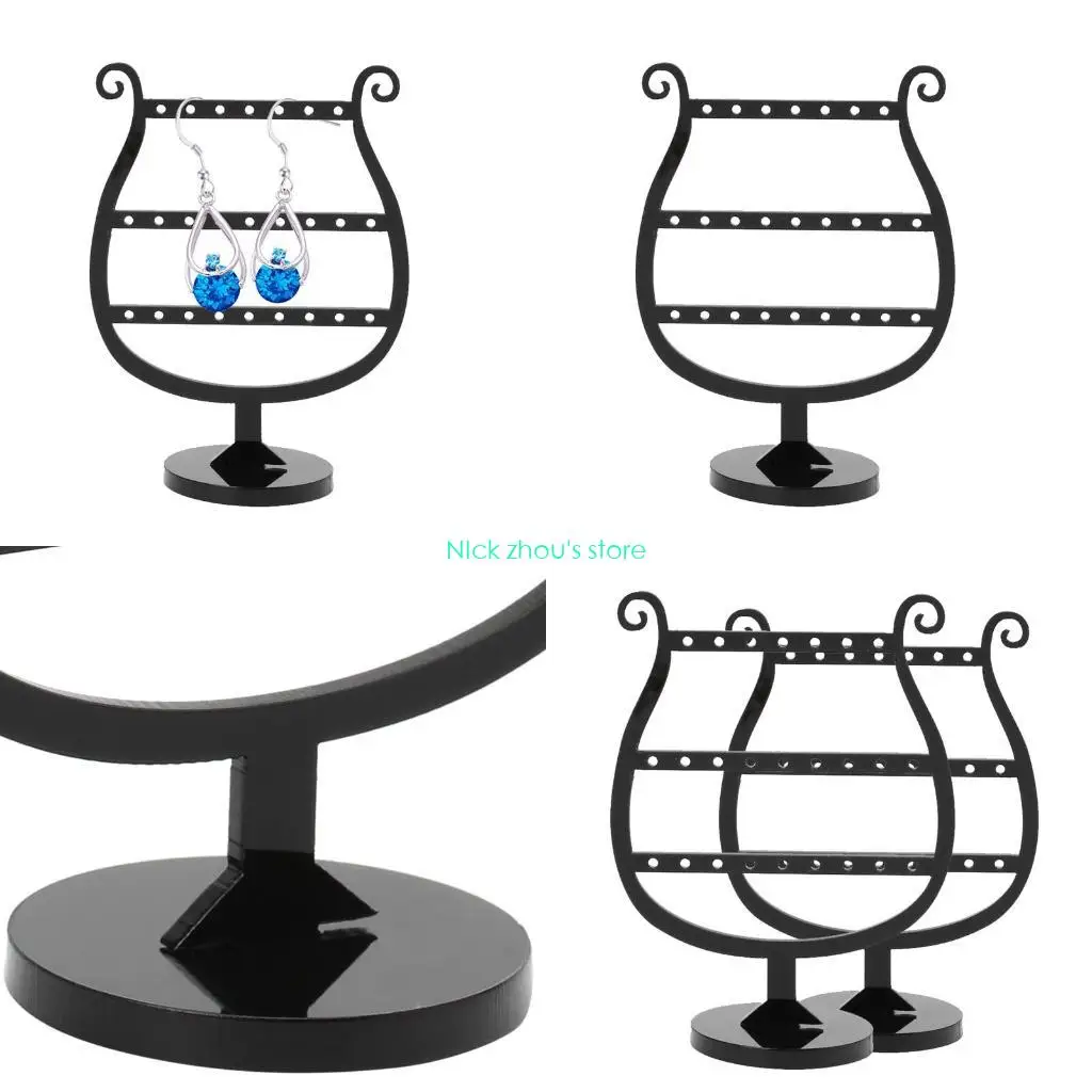 

E15E Серьги-гвоздики 2 в 1, витрина с 25 отверстиями, держатель для акриловых украшений