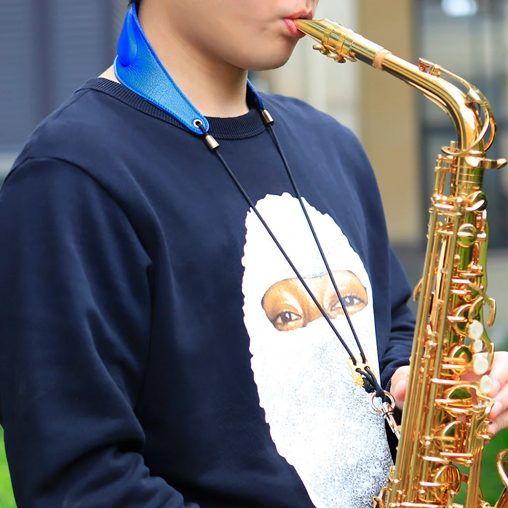 

Saxophone Shoulder Padded Adjustable Universal Sax Belt Heavy Duty Universal Sax Belt Support Music Instrument Accessories