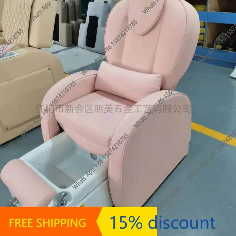 

K High-end New Multi-functional Single Foot Bath Sofa Nail Art Sofa Electric Flat Reclining Foot Bath Sofa Chair