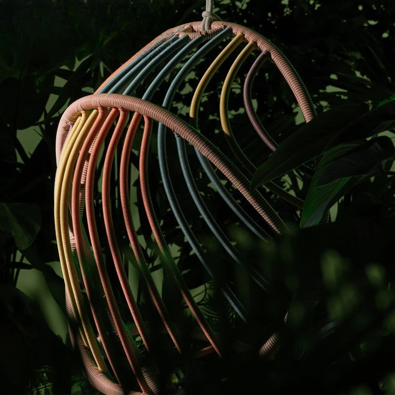 Nordic Outdoor Hanging Basket Hanging Chair Rattan Chair Swing Home