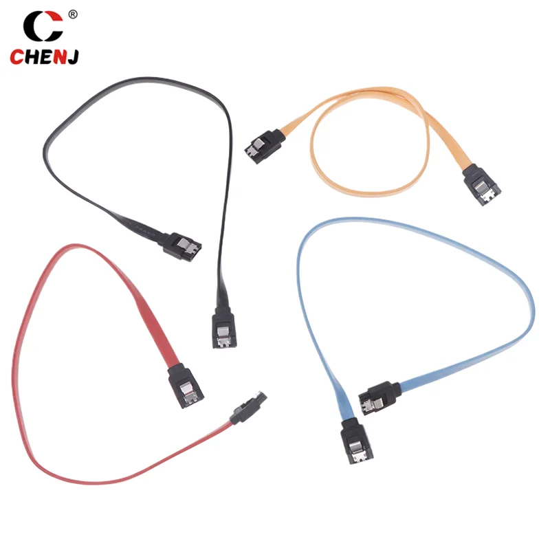 1pcs SATA Cable SATA3.0 Solid State Drive Serial Data Cable SATA Adapter Cable SATA Hard Drive Cable