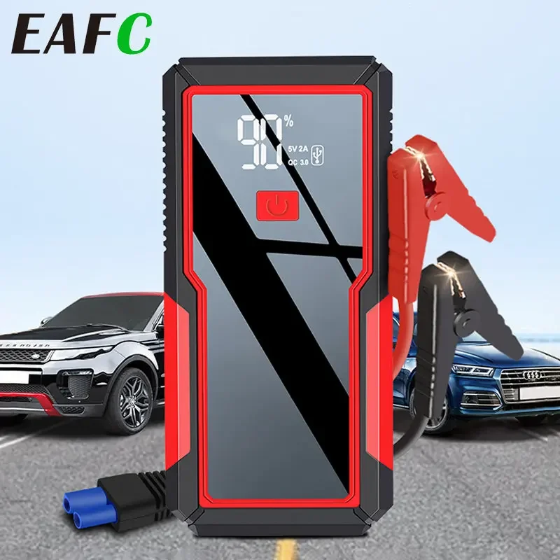 2000A Portable 26000mah Car Jump Starter 12V Auto Emergency Battery Booster Charger Starting Device Diesel Petrol Power Station