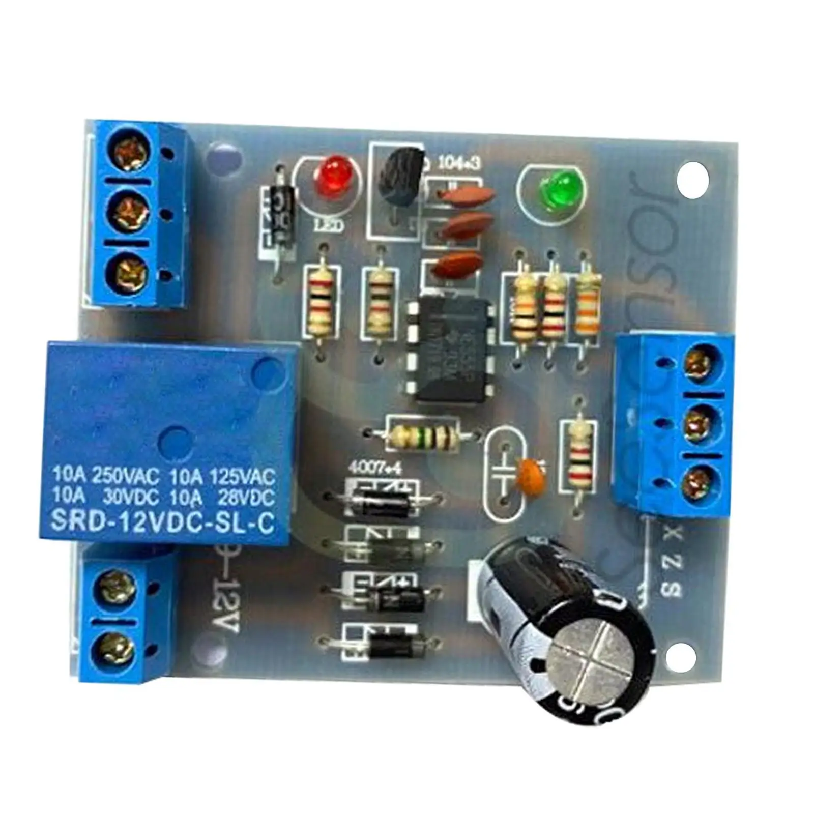 Plastic Liquid Level Controller Switch Module Water Level Sensor Automatically Stop 9-12V, 60x50x30mm
