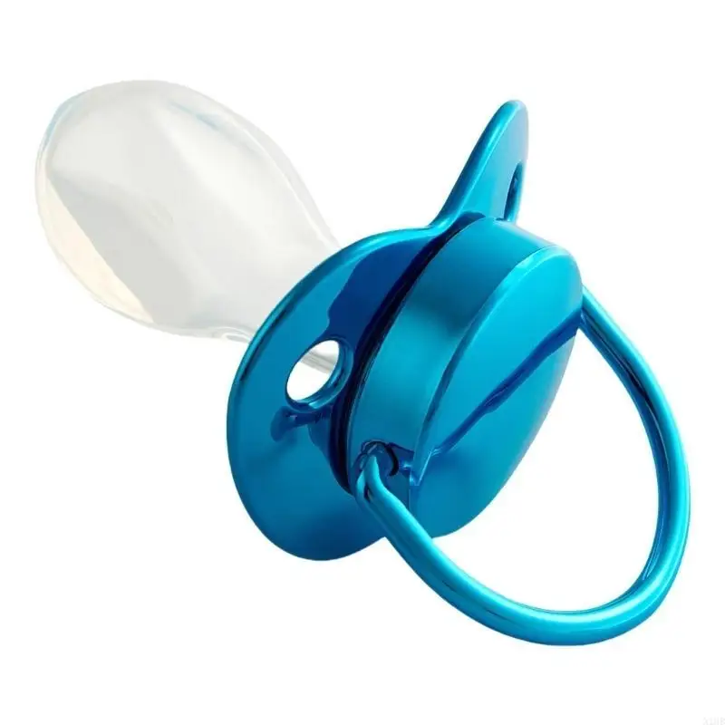 Soft Silicone Adult Pacifier for Stress Relief and Relaxation Comfortable Grip Soother Chewing Toy Design