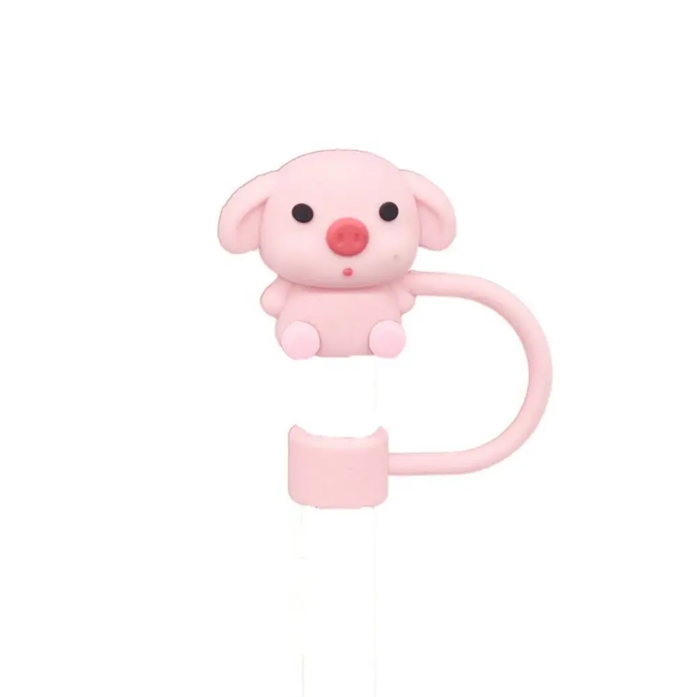 

Cup Accessories Silicone Straw Plug Dust-proof Reusable Drinking Dust Cap Drinkware Splash Proof Straw Tips Cover Water Glass