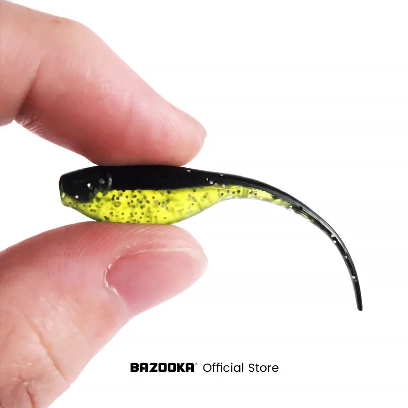 Bazooka 20pcs Tadpole Soft Lure Fishing Baits Silicone Shad Shiner Spinner Jighead Wobblers Worm Jigging Lead Bass Carp Pike