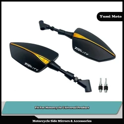 Motorcycle Universal Adjustabale Rearview Mirror Side Rear View Mirrors Fit For YAMAHA Tricity 125 155 300 500 500CC TRICITY