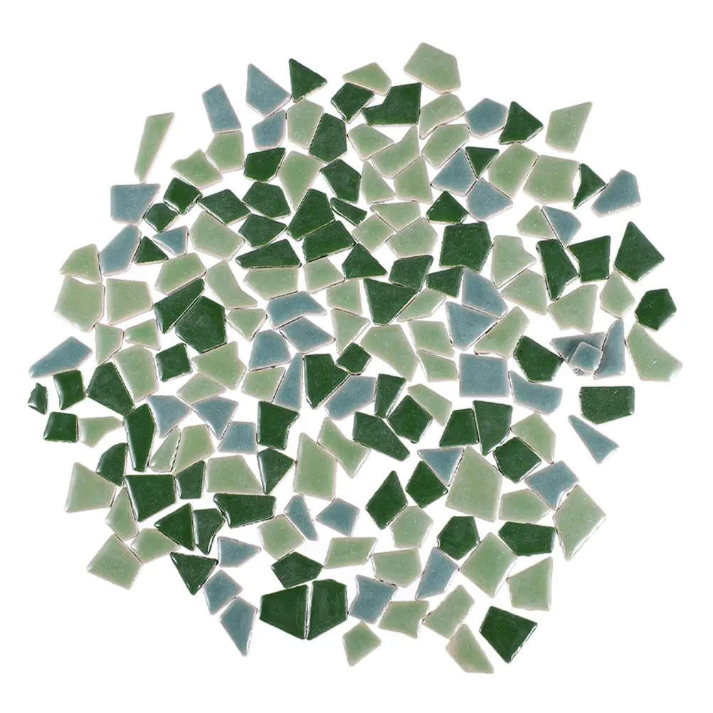 

400 G Mosaic Ceramic Shards Tiles Construction Picture Frame for Crafts Bulk Patch DIY
