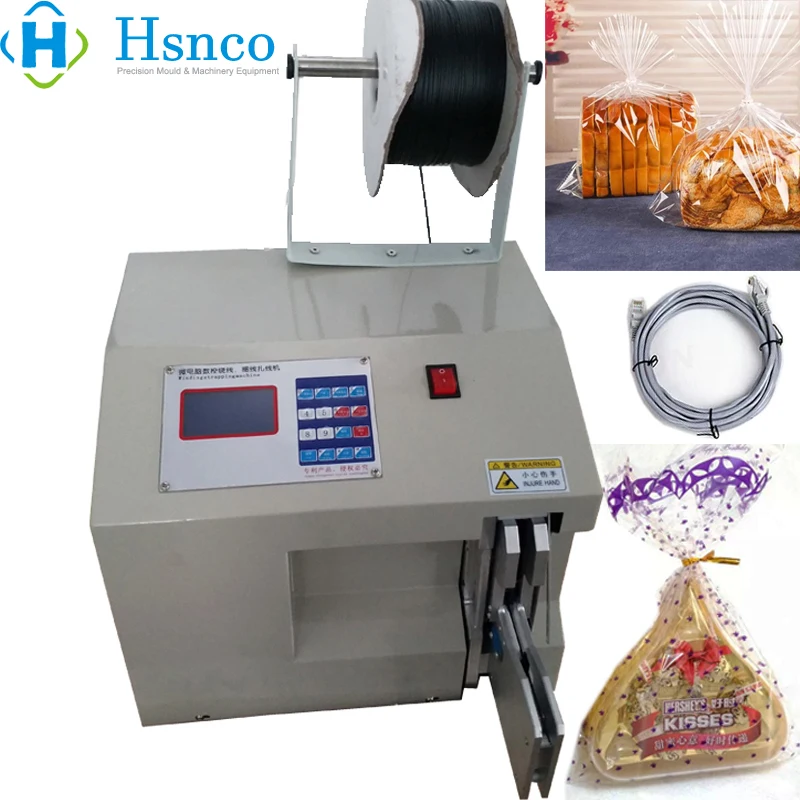 Semi Automatic Cable Tie Wire Twist Tie Machine for Bakery Packing Cable Tie Wire Bundling Machine