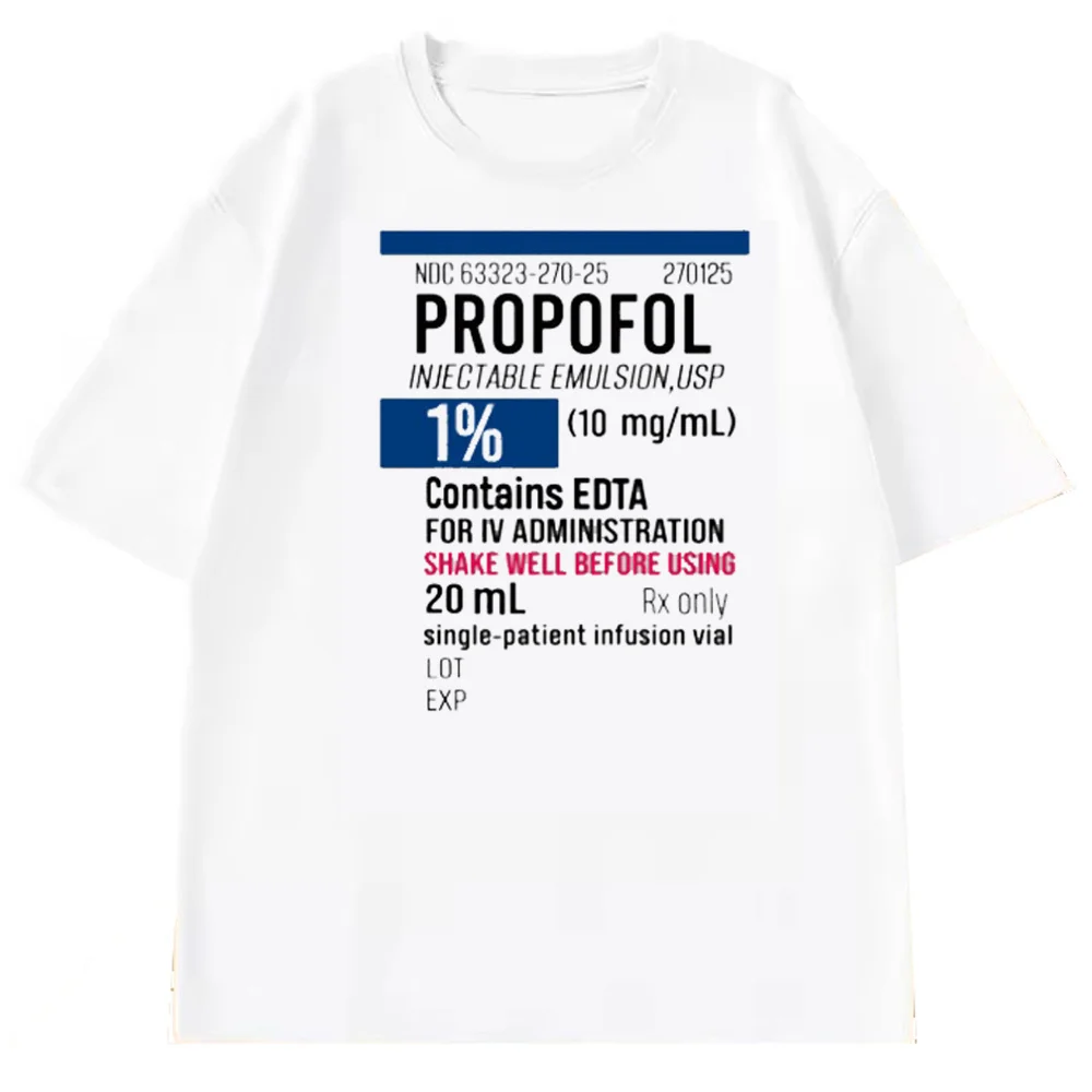 Propofol top tees women University anime graphic Vintage Breathable top tees Breathable Gothic korean clothes Colorful Graphic