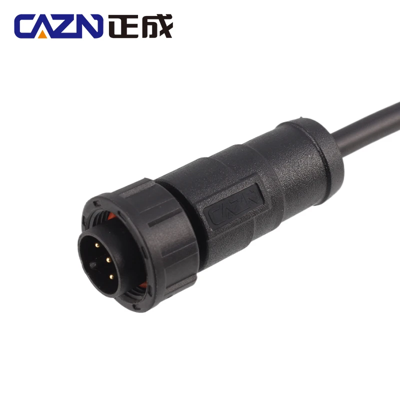 IP67 IP68 E10 Straight Female Male Overmolded Plug Threaded 2-12 Pin 5/8