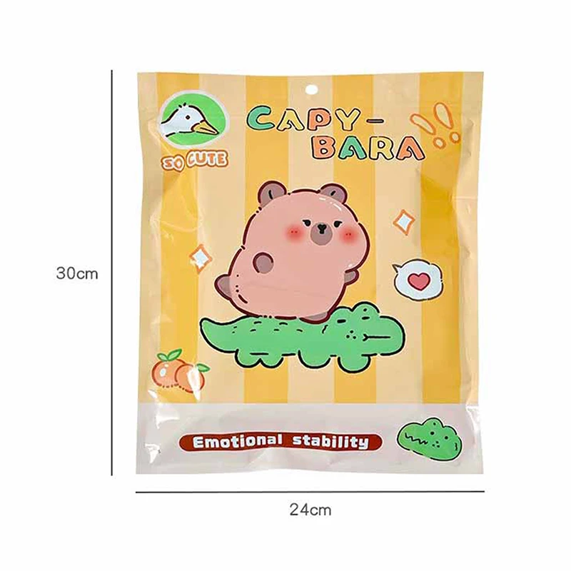 1 conjunto dos desenhos animados kawaii capivara papelaria saco cego bonito capivara conjunto de papelaria criativo sorte caixa surpresa estudantes