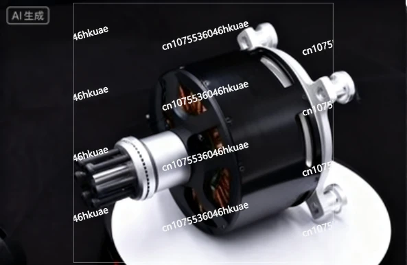 للطائرات X12090 متعددة الدوار 40 كجم محرك تيار مستمر عالي التوتر بدون فرشاة 7.5 كيلو وات قوة مطلية مناسبة