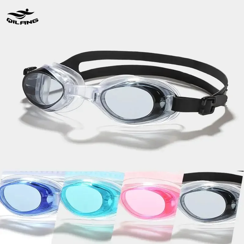 Silicone Goggle Women HD Men's Waterproof and Anti-fog Diving Equipment Small Frame  Swimming Glasses for Childre