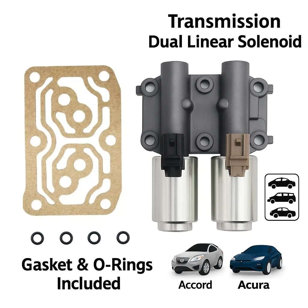 

Transmission Dual Linear Solenoid For Honda Accord CRV Element Acura 28260-PRP-014 High Quality Replacement Valve Kit