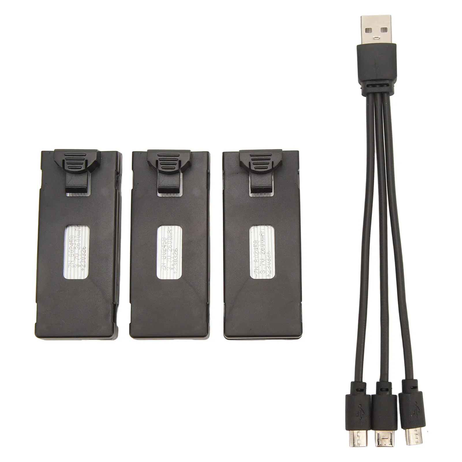 3PCS Rc Aircraft Charging Cable Set for E88 E88pro Ls E525 E525pro-Replacement and Convenient Charging Solution for Rc Drones