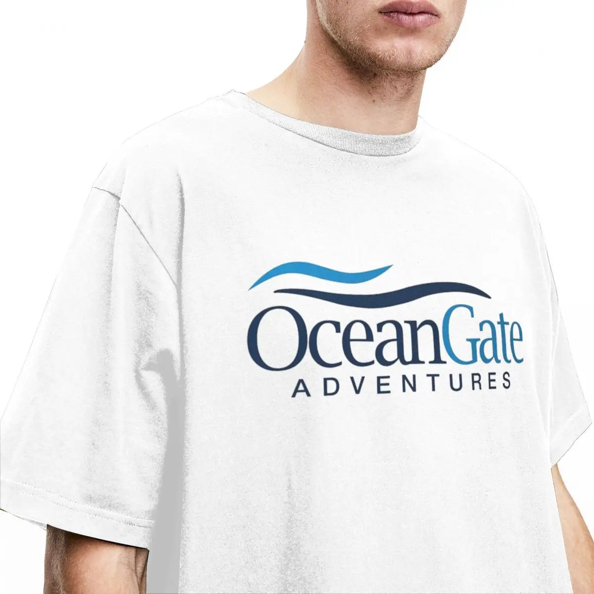 Men T Shirt OceanGate T Shirts Trending Classic Cool Summer Tees Street Style Custom DIY Cotton Clothing Plus Size 5XL