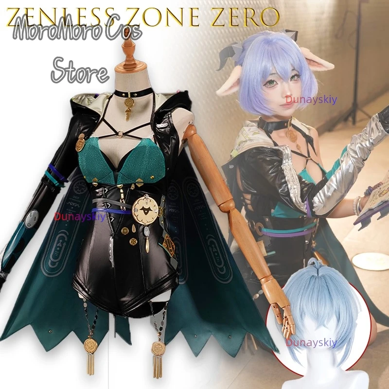 Zenless Zone Zero Lucia Cosplay 코스프레 Female Outfit Anime Game Character Cosplay 코스프레 Game Outfit  Shack Halloween Party
