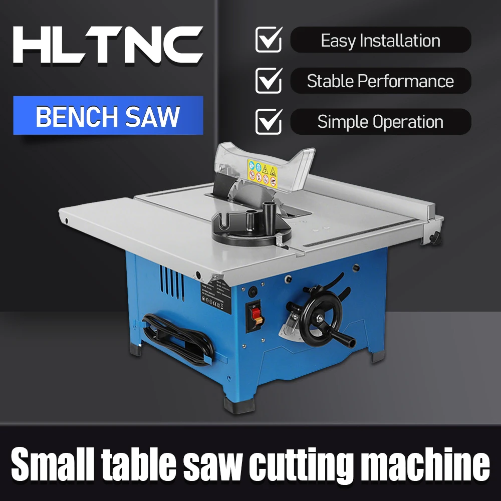 Tischkreissäge 1400W 4200 U/min 8 Zoll Tisch AC 200-240V 50Hz für Holz- und Metallschneiden und Polieren