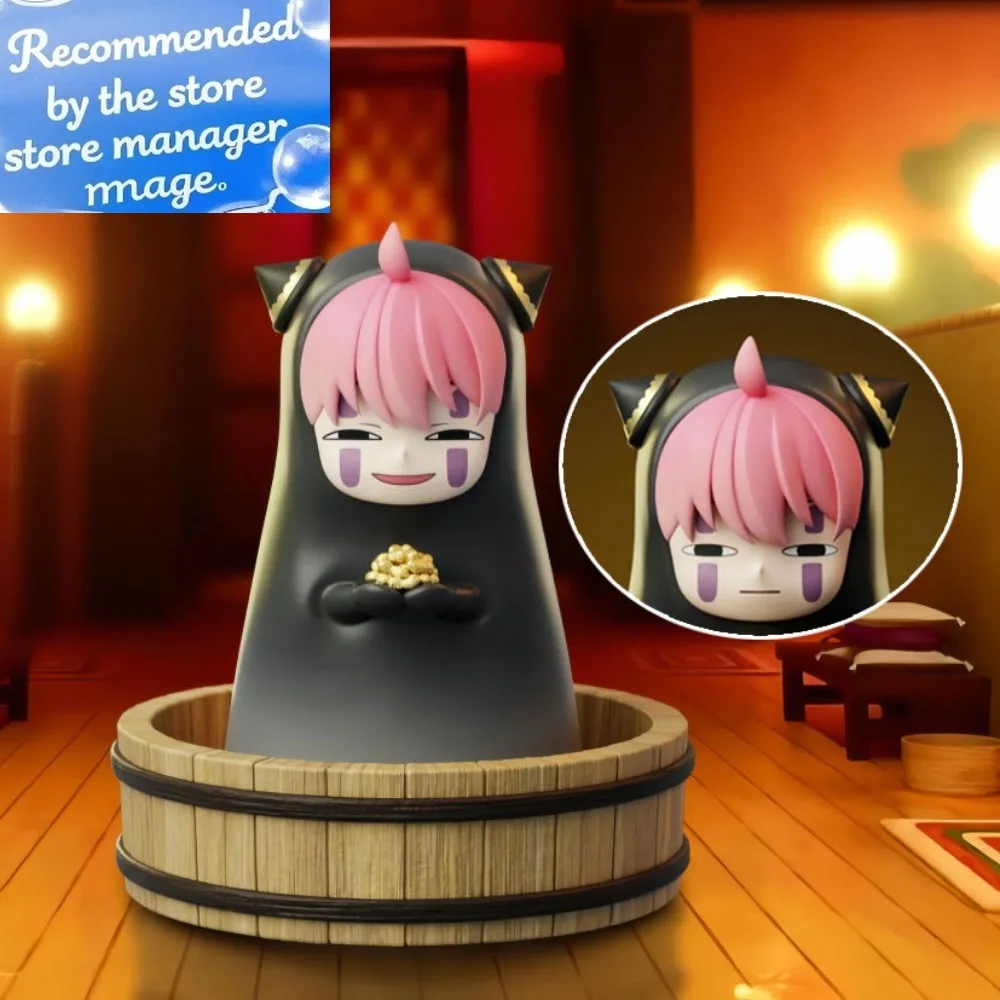 

9,5 см/3,74 дюйма аниме SPY FAMILY фигурка без лица человек косплей Anya Forger фигурки героев ПВХ статуя коллекция модель игрушки подарки