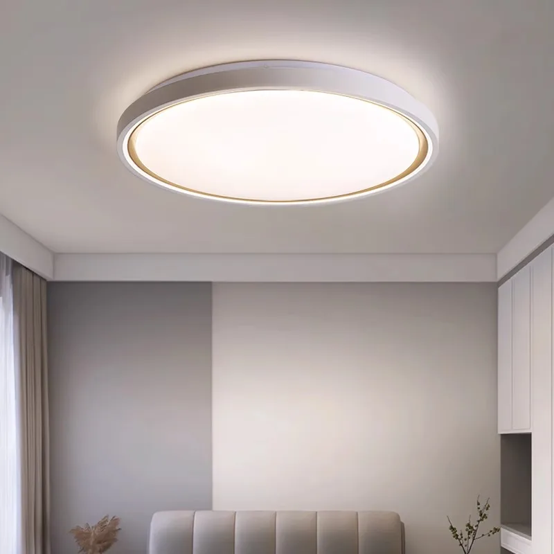 Imagem -04 - Quarto Moderno Luz de Teto Simples Iluminação Led Nordic Circular Jantar Estudo Sala Estar Luz Casa Decorar Luminárias