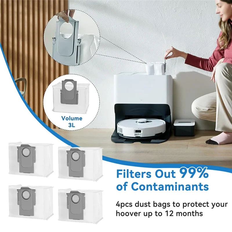 A84G-For Xiaomi Roborock S7,S7+,S7 Maxv,S7 Maxv Plus,S7 Maxv Ultra,T7,T7S,T7S Plus Main Side Brush Hepa Filters Spare Parts