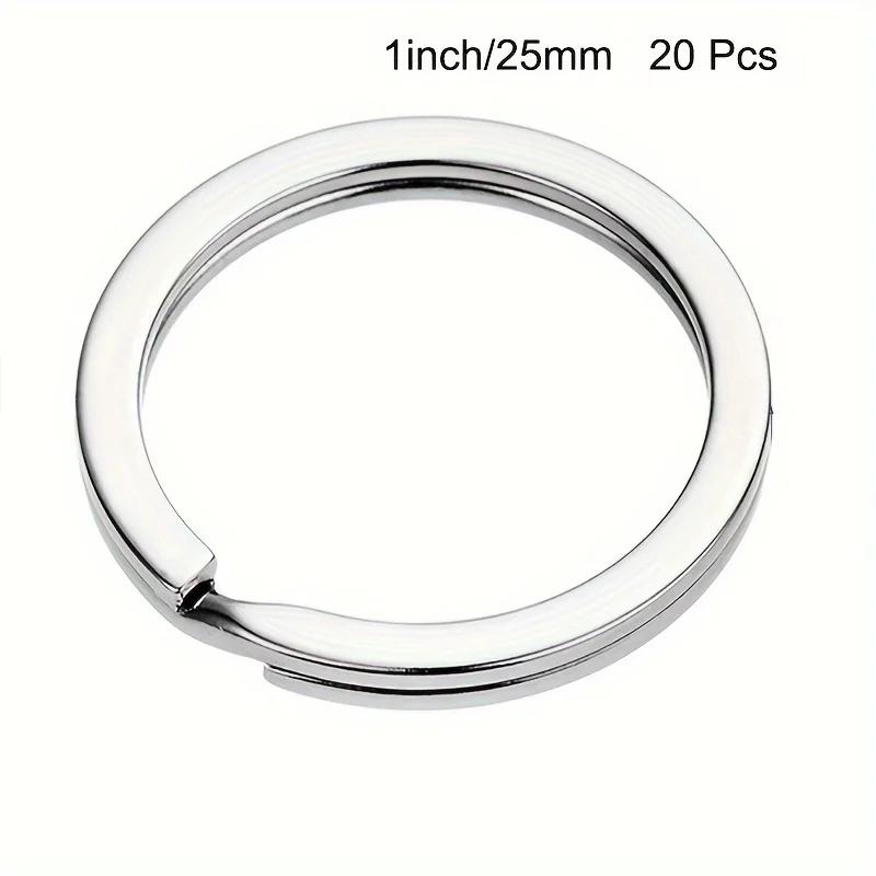 10/20/40 stuks split sleutelhangers sleutelhangers, sleutelhangers bulk, platte sleutelhanger ring split sleutelhanger voor thuis autosleutels tas hangende meubi