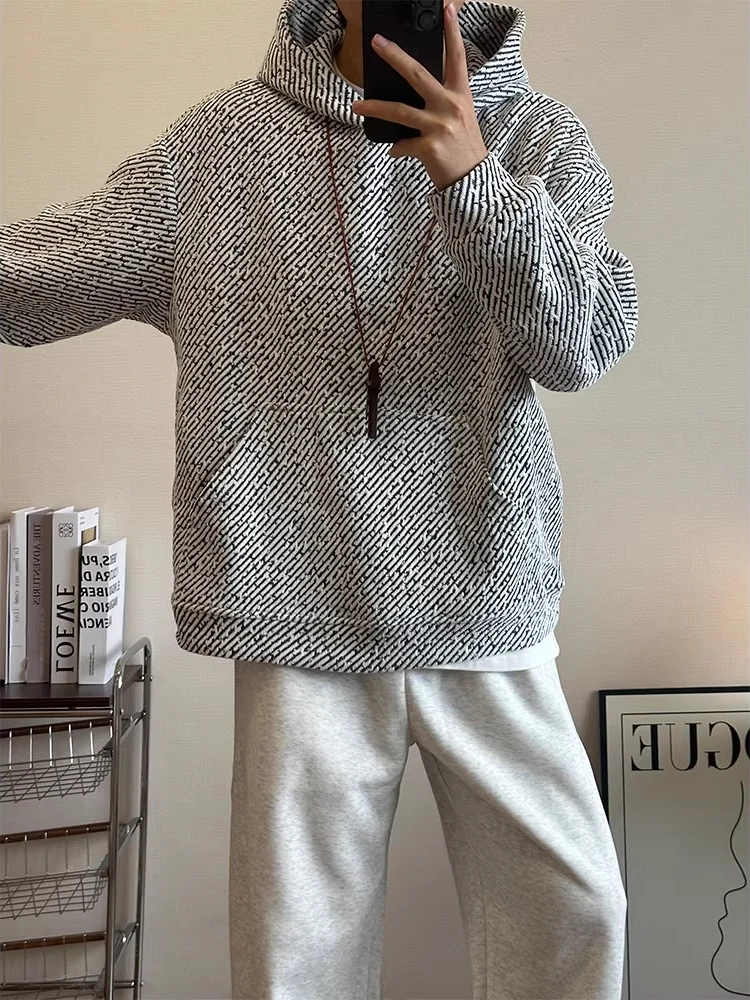 Cleanfit زيبرا طباعة هوديي ex الخريف الشتاء Faion العلامة التجارية Little Fraance Sle Jaet الراقية زوجين قمم #1