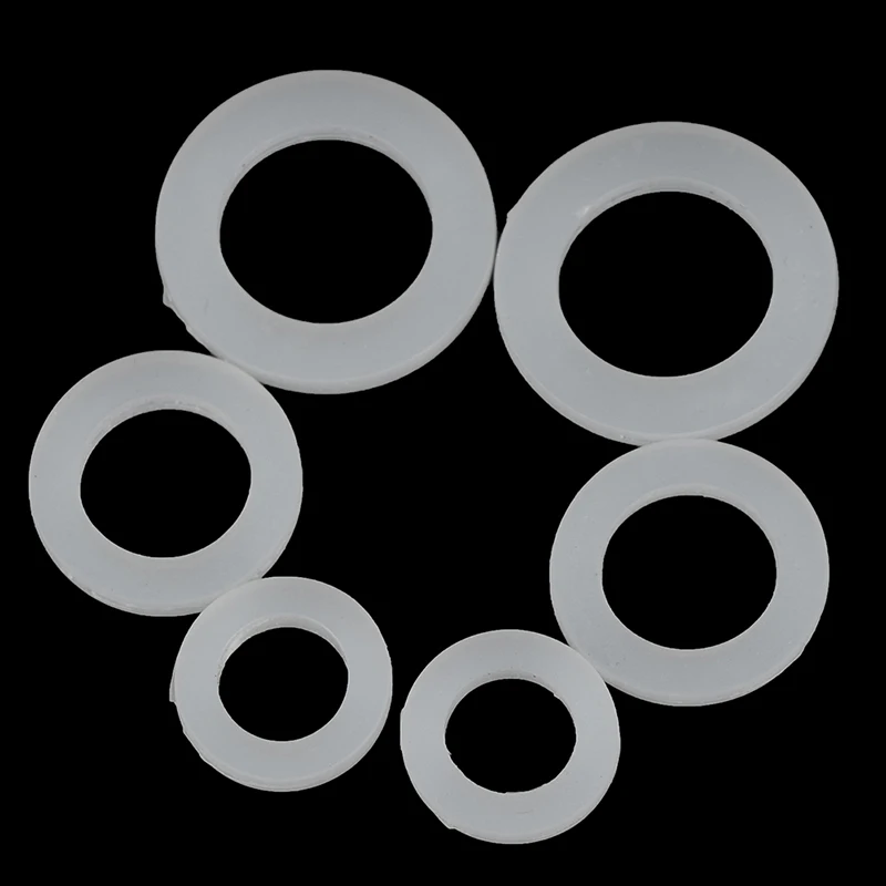 20Pcs 1/2" 3/4" 1" Rubber Flat Gasket O-Ring Seal Washer Ring Faucet Ring Flexible Hose Water Pipe Rubber Flat Pad