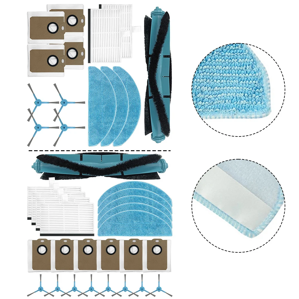 Desempenho de limpeza superior com para liectroux g7 aspirador de pó principal escova lateral filtro mop pano saco pó kit