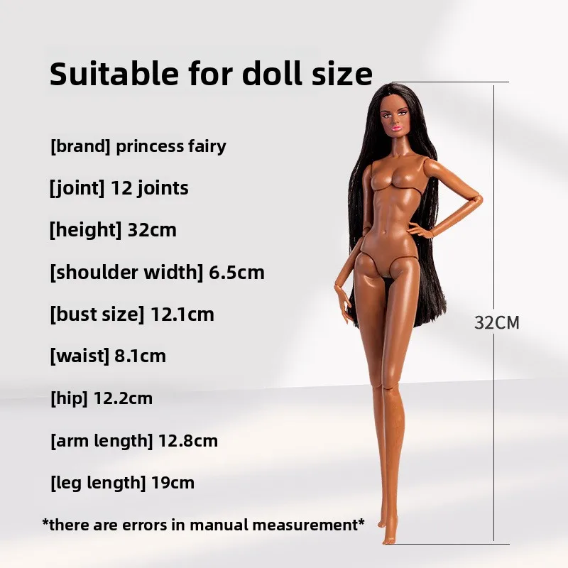 Xianxian boneca roupas terno 1/6 anime bjd 32cm supermodelo boneca roupas acessórios moda legal menina meninas brinquedos diy coletor