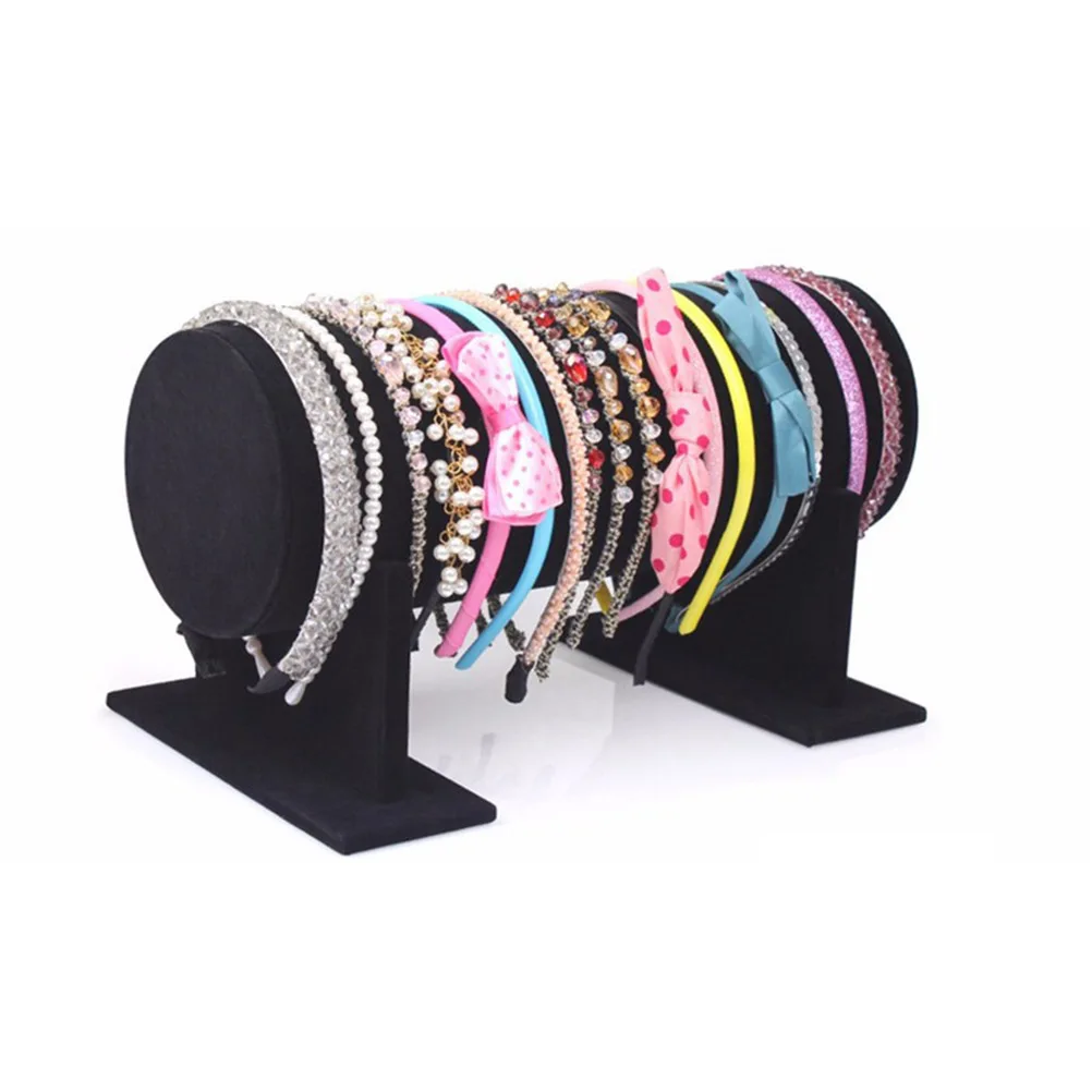 

Pvc Headband Holder Organizer Hair Band Stand Display Rack Durable Elegant Hair Hoops Necklaces Storage Jewelry Store Use