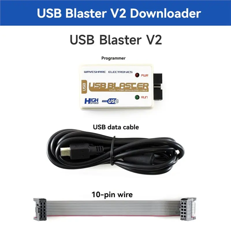 Waveshare USB Blaster V2 Compatible with ALTERA USB Blaster FPGA/CPLD Downloader High Speed Ft245 Pld Solution V2
