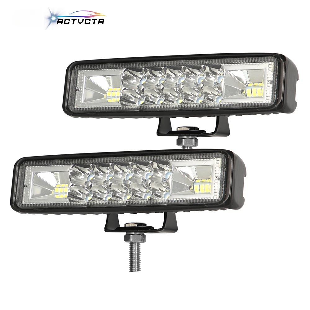

ACTVCTA 6 inch120W Led Fog Lights Led Light Bar LED Headlights LED Work Light Running Lights For Car Truck 4X4 4WD Car SUV ATV