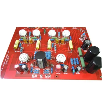 DLHiFi HiFi Hi-End Stereo Push-Pull EL84 Vacuum Tube Amplifier PCB DIY Kit Finished Ref Audio Note PP PCB 2.2mm Thick Board