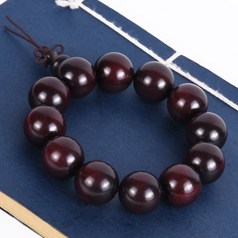 Big Leaf Red Sandalwood Seiko Boutique Small Hole Buddha Beads Wenwan Bracelet Old Materials