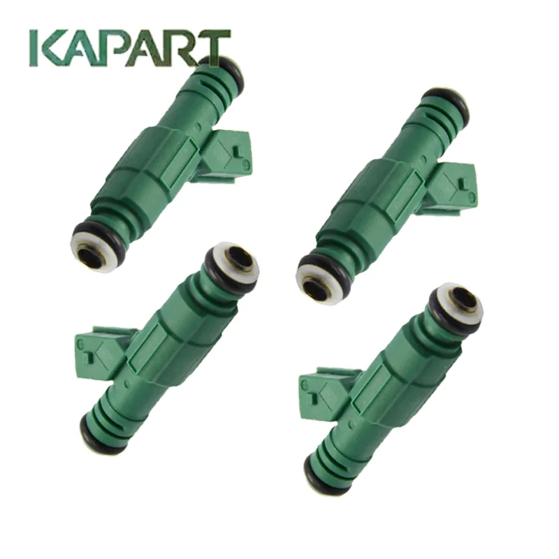 

4 шт. 0280155968 Промывка топливной форсунки Высококачественные фильтры для автомобилей подходят для Volov S60 V70 2003-2007 Audi A4 1.8L vw Jetta