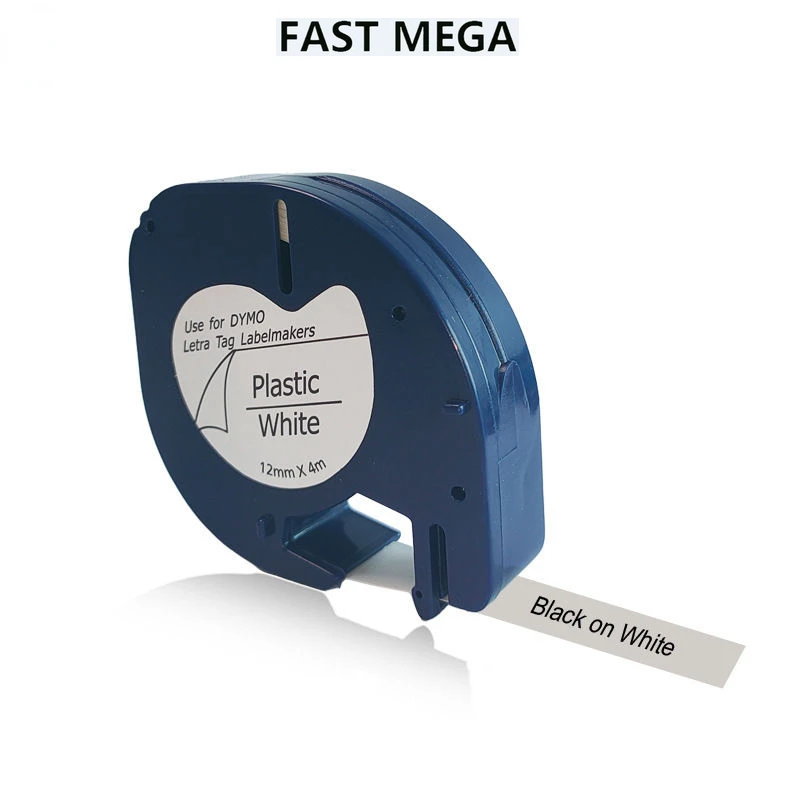 Suitable for dymo Delta LT-100H printer label ribbon 91201 LetraTag easy to apply 12mm stickers