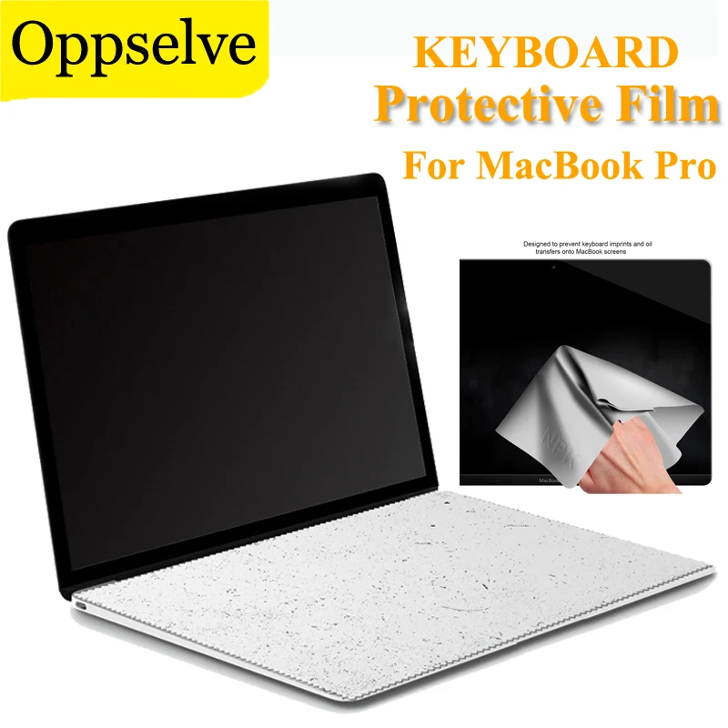 Keyboard Protective Film Prevent Keyboard Imprints Blanket Cover Laptop Screen Cleaning Cloth For MacBook Pro 13/14/15/16 Inch