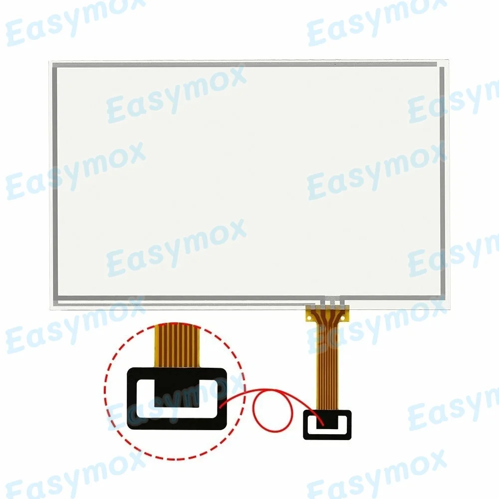 

7" Touchscreen 8Pin Digitizer for Hyundai Sonata Veloster LB070WV7 LMS700KF30