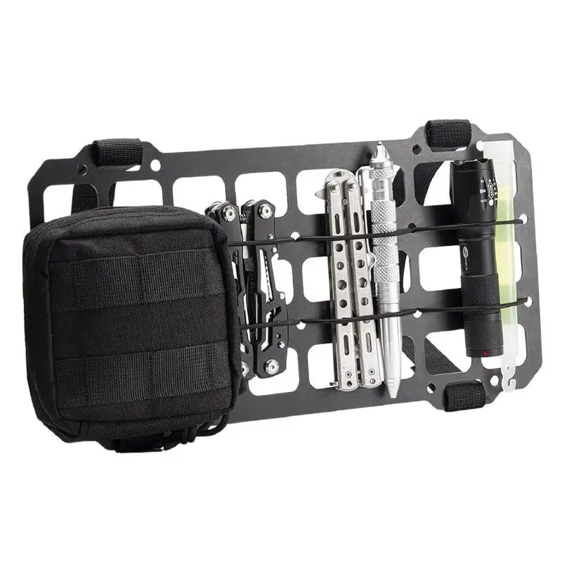 Car Visor Organizer Rigid Panel Sun Visor Storage Rack Modular Design Auto Storage Tool For Professionals Law Enforcement