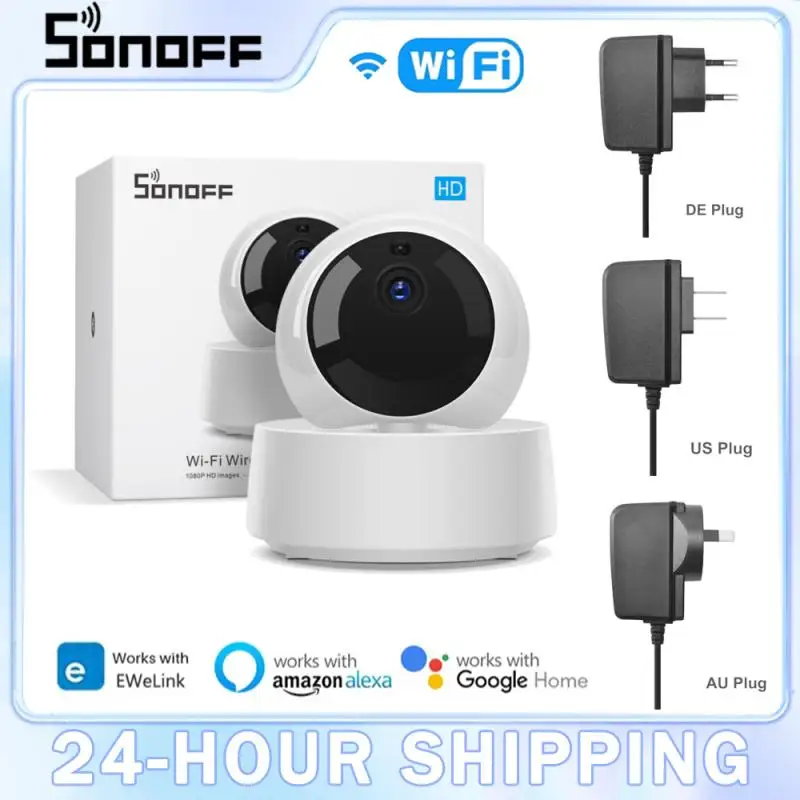 

SONOFF GK-200MP2-B 1080P HD IP Security Camera WiFi Motion Detective 360° Viewing Activity Alert Camera For Alexa eWelink Google