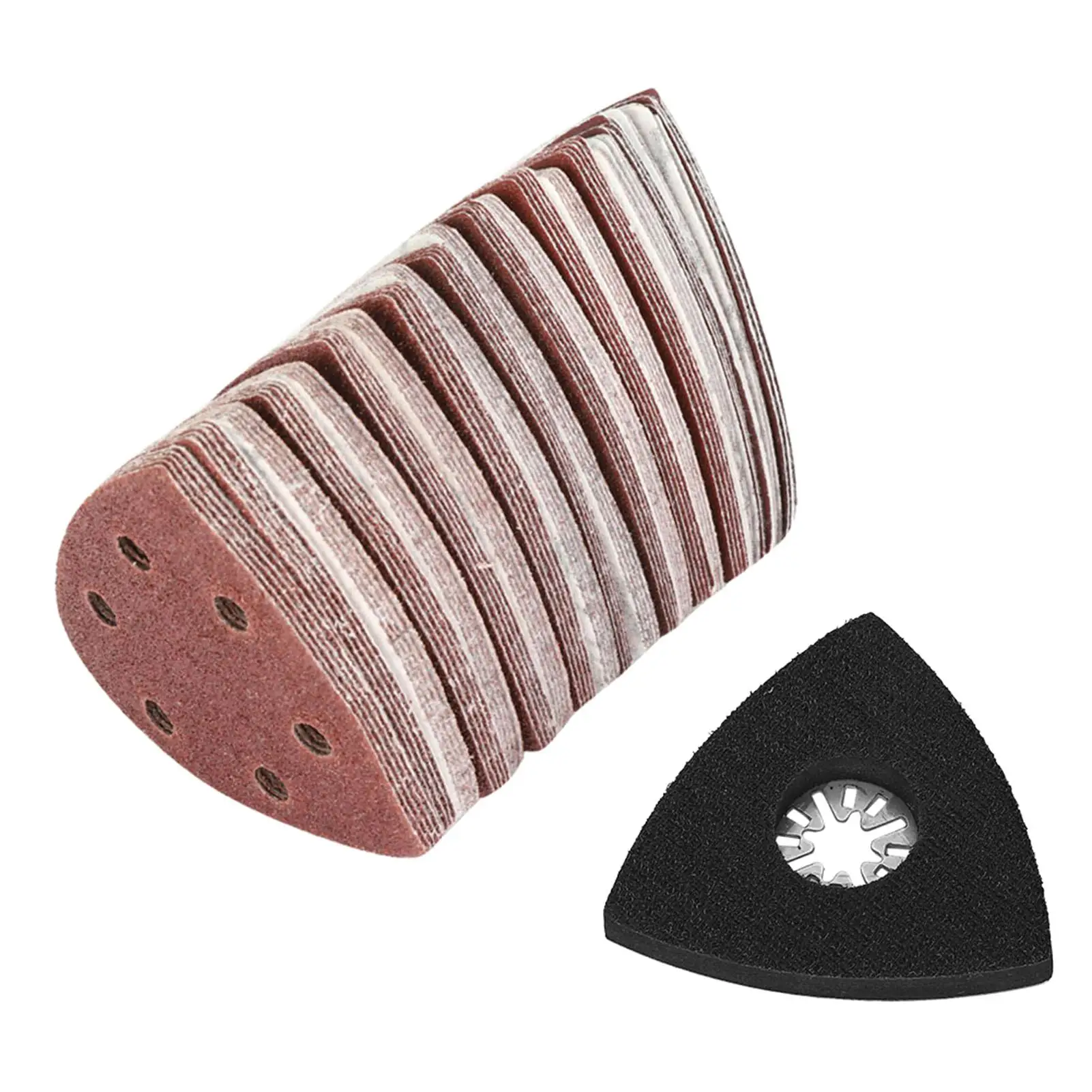 

101Pcs Sandpaper Set for oscillating Multi Tool Cutting Loop Sanding Disc Polishing Tools