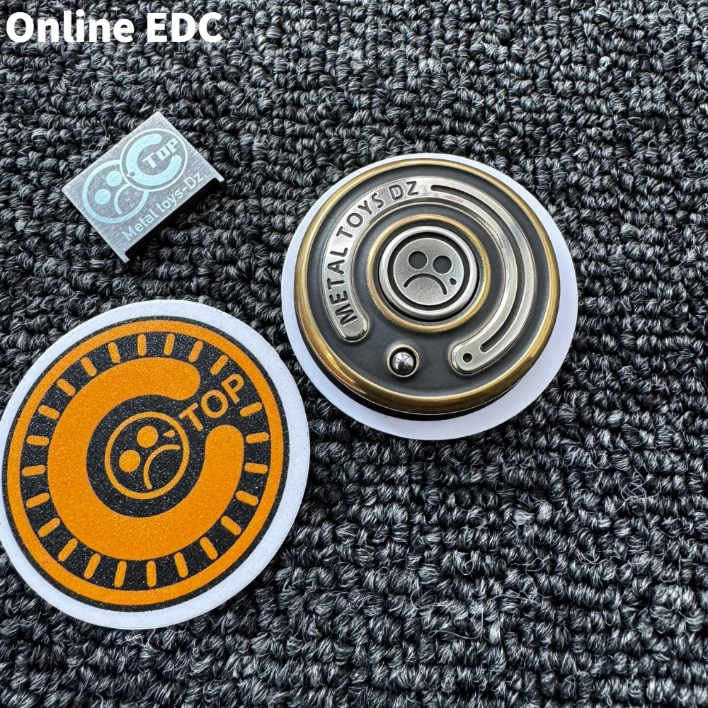 

Б/у металлические игрушки Dz Topc: латунная механическая тактильная монета-антистресс, аксессуары для офисного стола, оригинальный дизайн