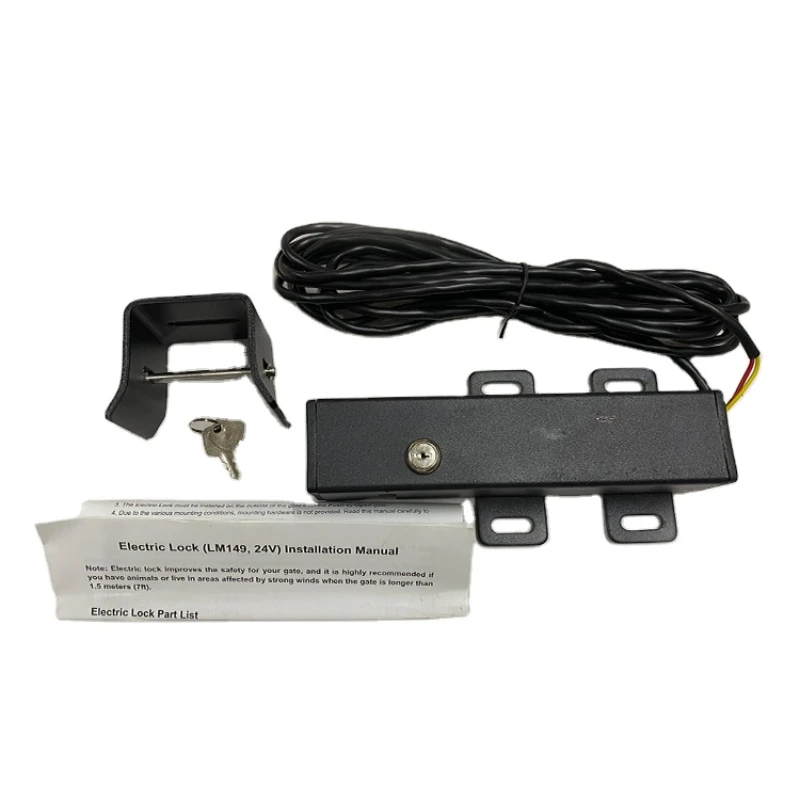 

Black 24V Electric Door Gate Lock For All Type Siwng Gate