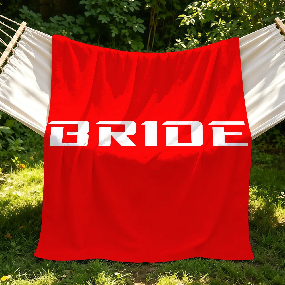 Japanese JDM Car B-BRIDE Blanket Suitable For Sofas Beds Offices Cars Outdoor Travel An Ideal Gift For Friends Family